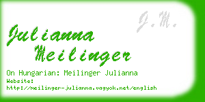julianna meilinger business card